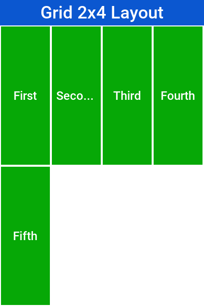 Grid Layout 2×4